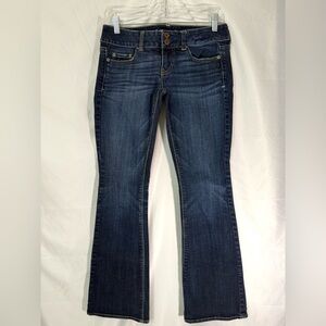 American Eagle Outfitters Women's Dark Blue Boot Cut Jeans